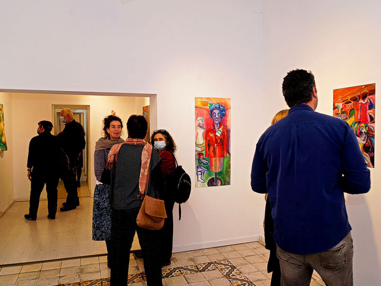 דינה בליך, פתיחת התערוכה הלבשה תחתונה, גלריה אגריפס 12, צילום אלכס זגרבה