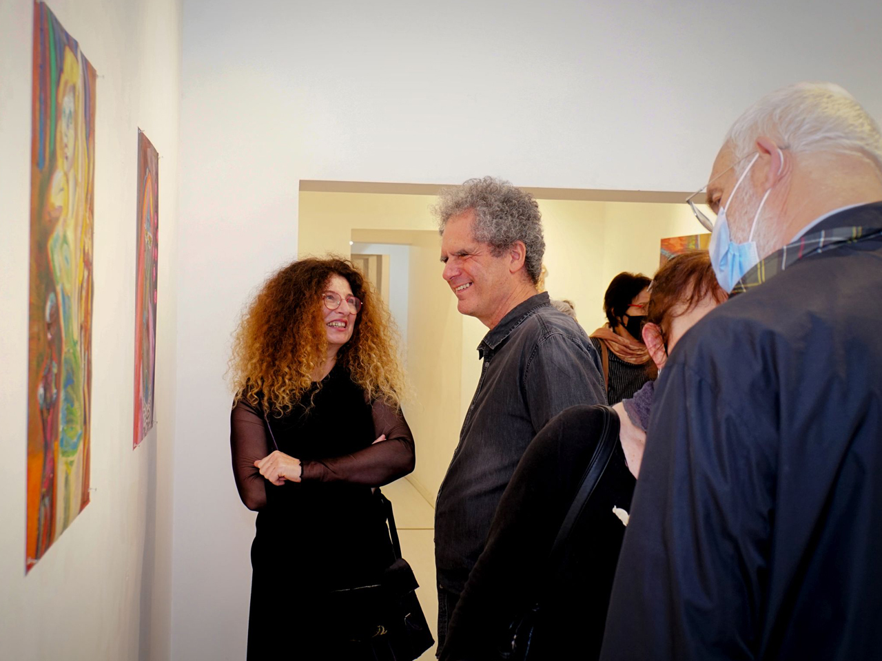דינה בליך, פתיחת התערוכה הלבשה תחתונה, גלריה אגריפס 12, צילום אלכס זגרבה