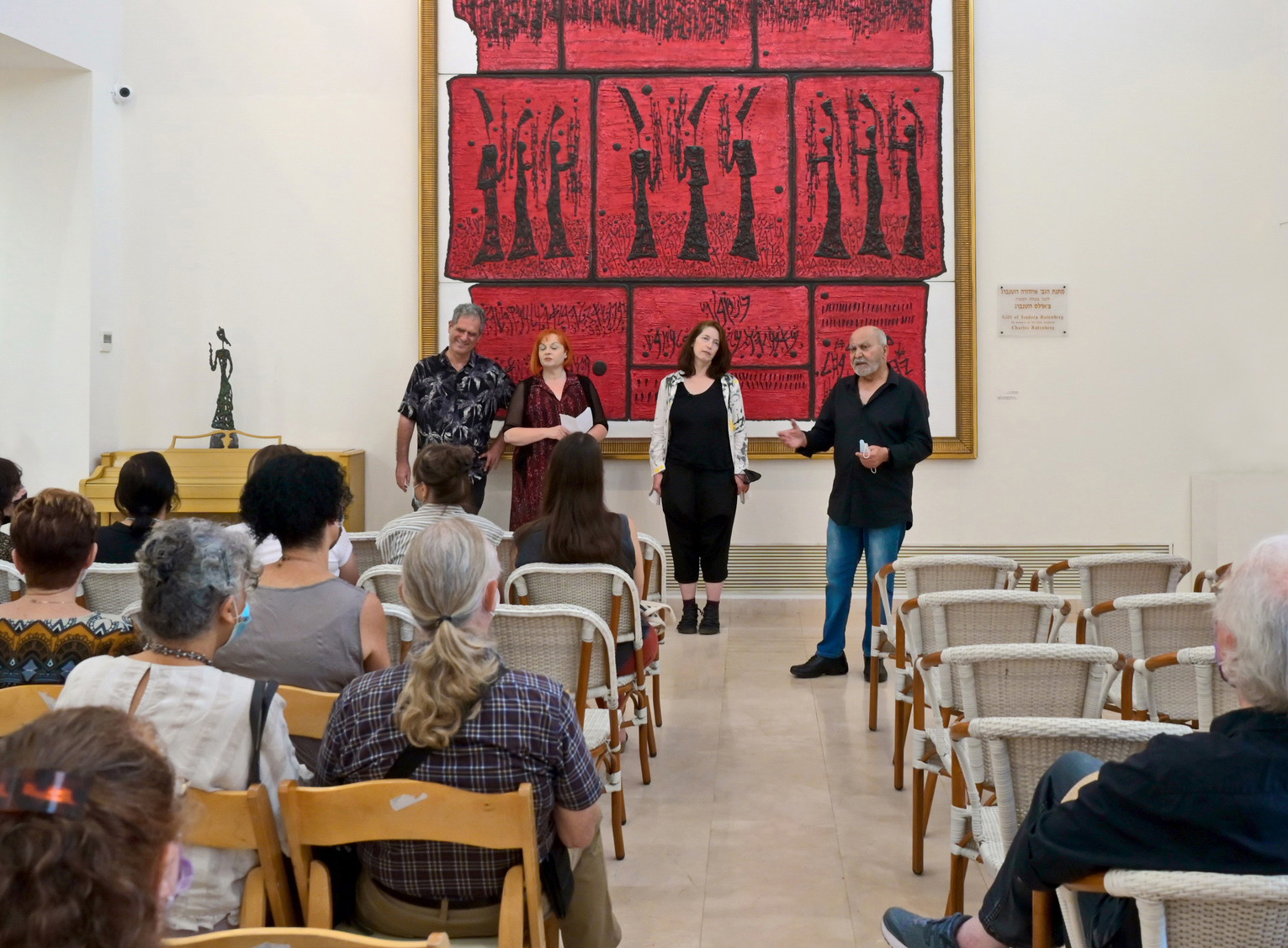 גלריה אגריפס 12, פתיחת תערוכת המחווה למשה קסטל, במוזיאון הצייר משה קסטל